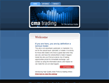 Tablet Screenshot of cmatrading.com